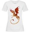 Women's T-shirt Flying dragon White фото