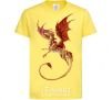 Kids T-shirt Flying dragon cornsilk фото