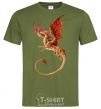 Men's T-Shirt Flying dragon millennial-khaki фото