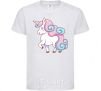 Kids T-shirt Pastel unicorn White фото