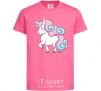 Kids T-shirt Pastel unicorn heliconia фото