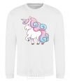 Sweatshirt Pastel unicorn White фото