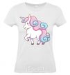 Women's T-shirt Pastel unicorn White фото