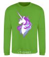 Sweatshirt Violet unicorn orchid-green фото