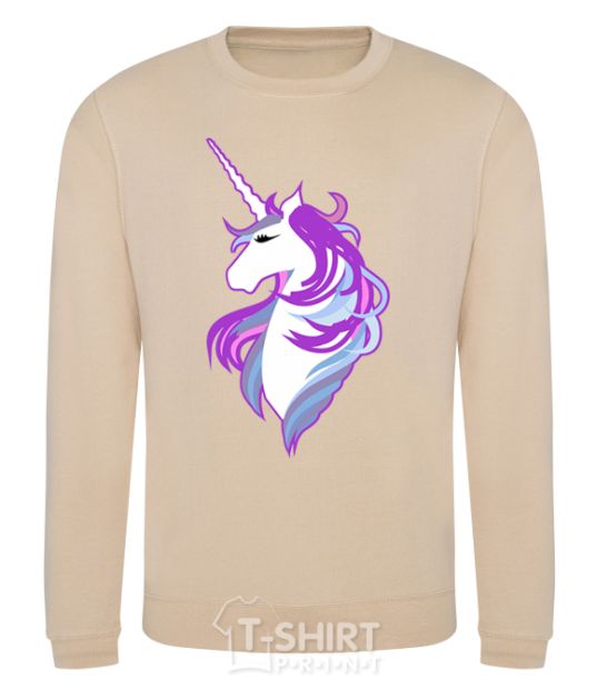 Sweatshirt Violet unicorn sand фото