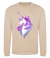 Sweatshirt Violet unicorn sand фото