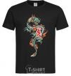 Men's T-Shirt Dragon Hieroglyph black фото