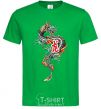 Men's T-Shirt Dragon Hieroglyph kelly-green фото