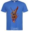 Men's T-Shirt Dragon Hummingbird royal-blue фото