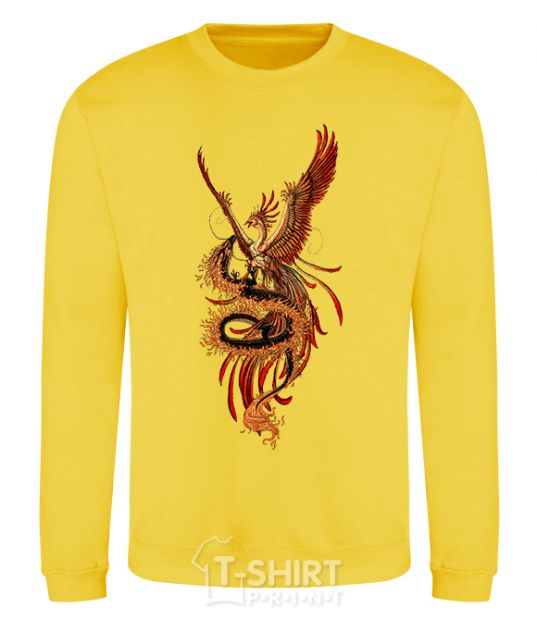 Sweatshirt Dragon Hummingbird yellow фото