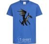 Kids T-shirt Old dragon royal-blue фото