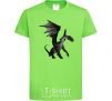 Kids T-shirt Old dragon orchid-green фото
