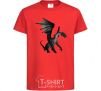 Kids T-shirt Old dragon red фото