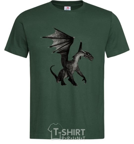 Men's T-Shirt Old dragon bottle-green фото