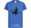 Kids T-shirt Old flying dragon royal-blue фото