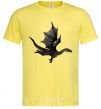 Мужская футболка Old flying dragon Лимонный фото