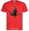 Мужская футболка Old flying dragon Красный фото