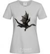 Women's T-shirt Old flying dragon grey фото