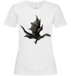 Women's T-shirt Old flying dragon White фото