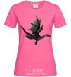 Женская футболка Old flying dragon Ярко-розовый фото