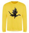 Sweatshirt Old flying dragon yellow фото