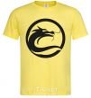 Men's T-Shirt The circle with the dragon cornsilk фото