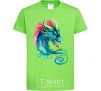 Kids T-shirt Pastel dragon orchid-green фото