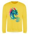 Sweatshirt Pastel dragon yellow фото
