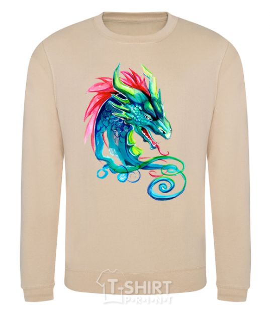 Sweatshirt Pastel dragon sand фото