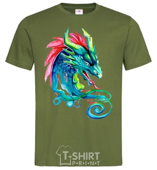 Men's T-Shirt Pastel dragon millennial-khaki фото