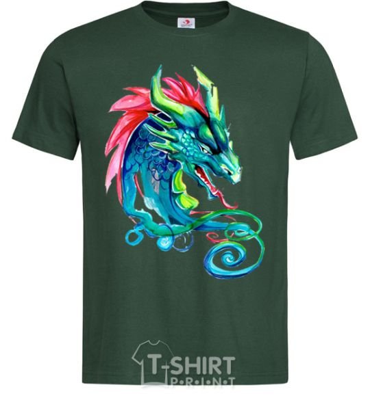 Men's T-Shirt Pastel dragon bottle-green фото