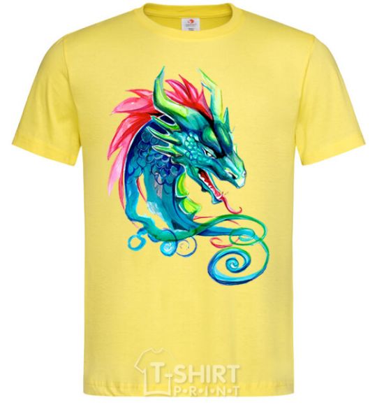 Men's T-Shirt Pastel dragon cornsilk фото