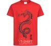 Kids T-shirt Japan dragon red фото