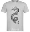 Men's T-Shirt Japan dragon grey фото