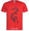 Men's T-Shirt Japan dragon red фото