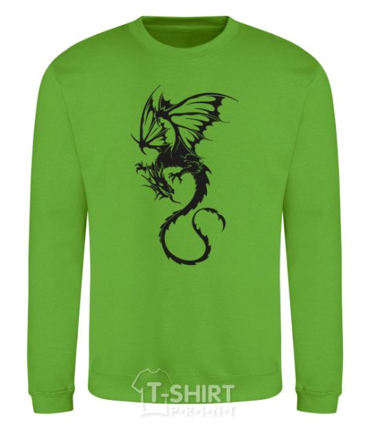 Sweatshirt Dragon fly orchid-green фото