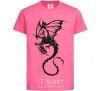 Детская футболка Dragon fly Ярко-розовый фото