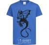 Детская футболка Dragon fly Ярко-синий фото
