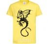 Детская футболка Dragon fly Лимонный фото