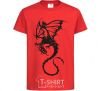 Детская футболка Dragon fly Красный фото