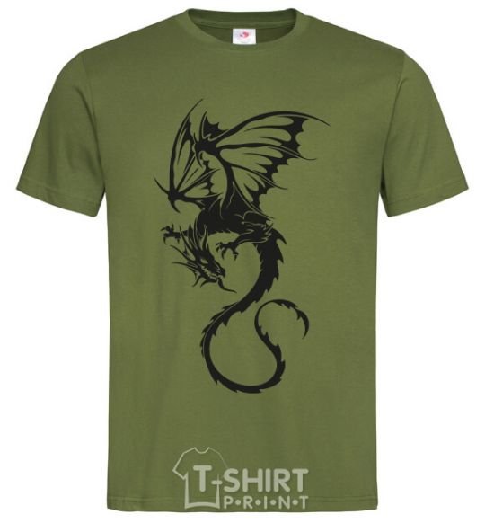 Men's T-Shirt Dragon fly millennial-khaki фото