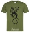 Men's T-Shirt Dragon fly millennial-khaki фото