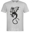 Men's T-Shirt Dragon fly grey фото