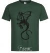 Men's T-Shirt Dragon fly bottle-green фото