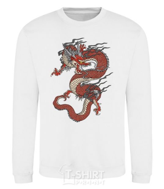 Sweatshirt Dragon цветной White фото