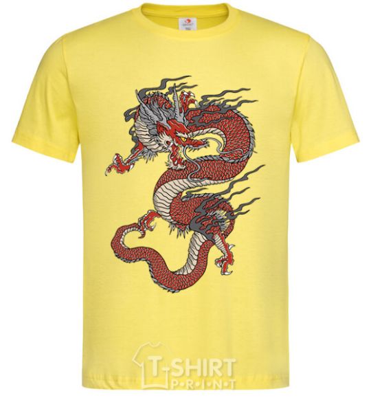 Men's T-Shirt Dragon цветной cornsilk фото