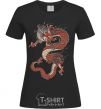 Women's T-shirt Dragon цветной black фото