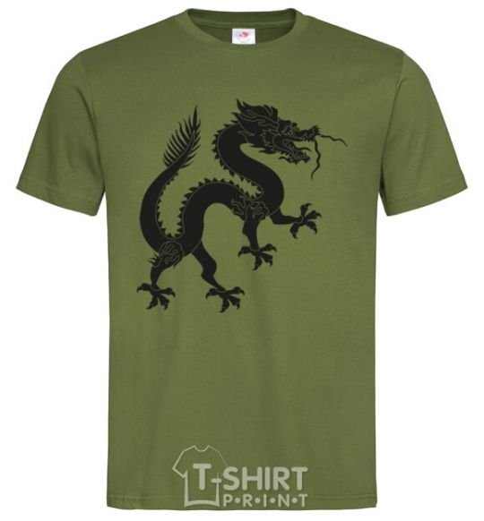Men's T-Shirt Dragon smile millennial-khaki фото