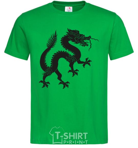 Men's T-Shirt Dragon smile kelly-green фото