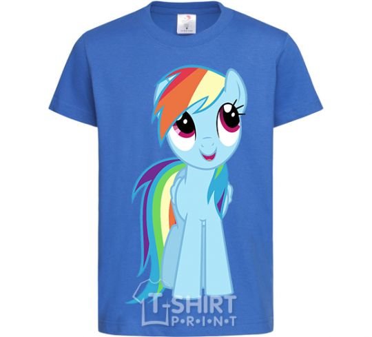 Kids T-shirt Blue unicorn royal-blue фото